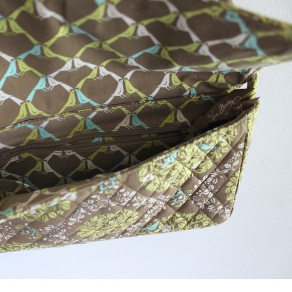 Vera Bradley NWT Knot Just a Clutch Bag (Sittin in a Tree) Grren Brown Tree Bird - Picture 6 of 12
